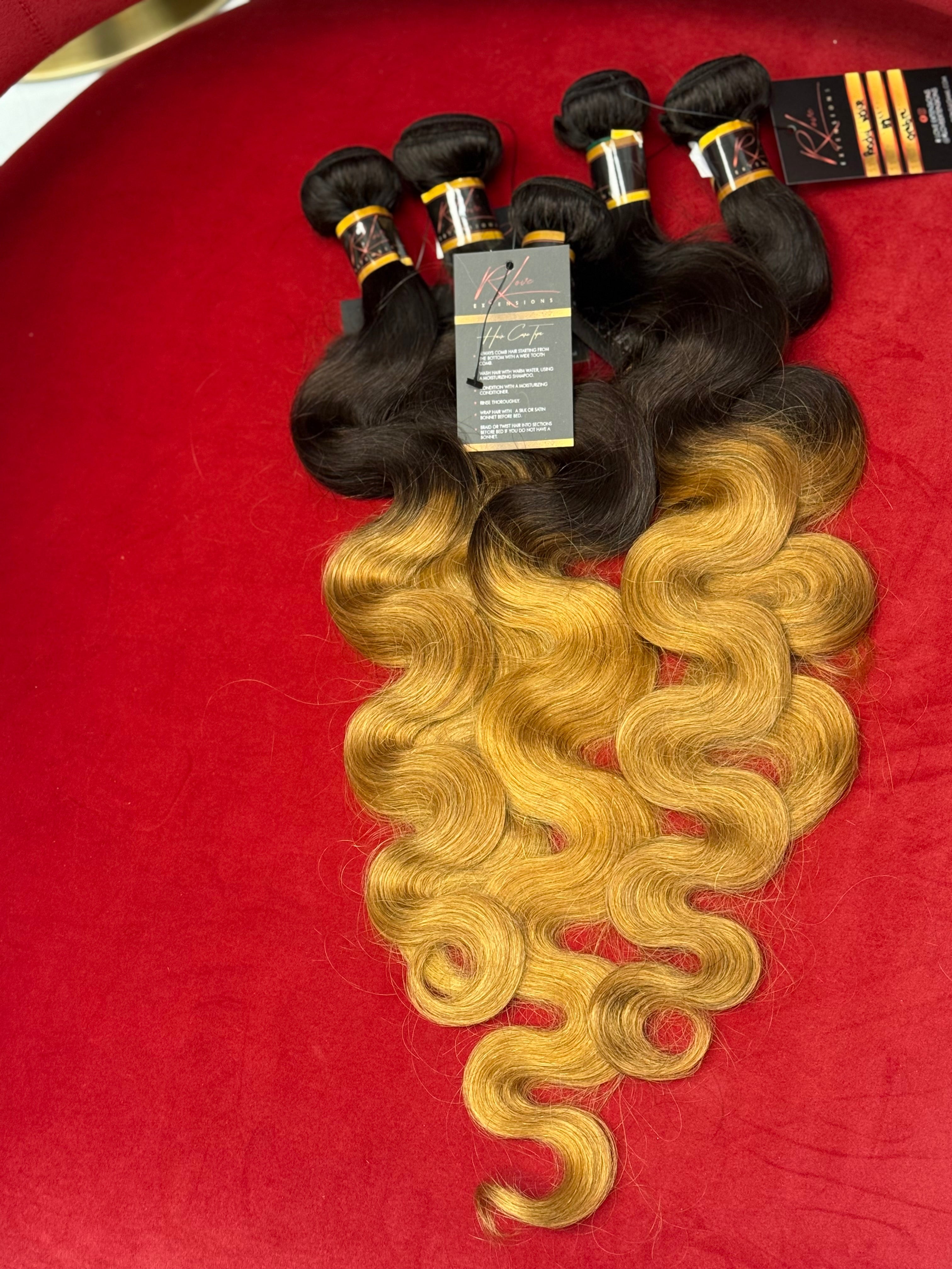 OMBRE BODY WAVE 3 BUNDLE DEALS