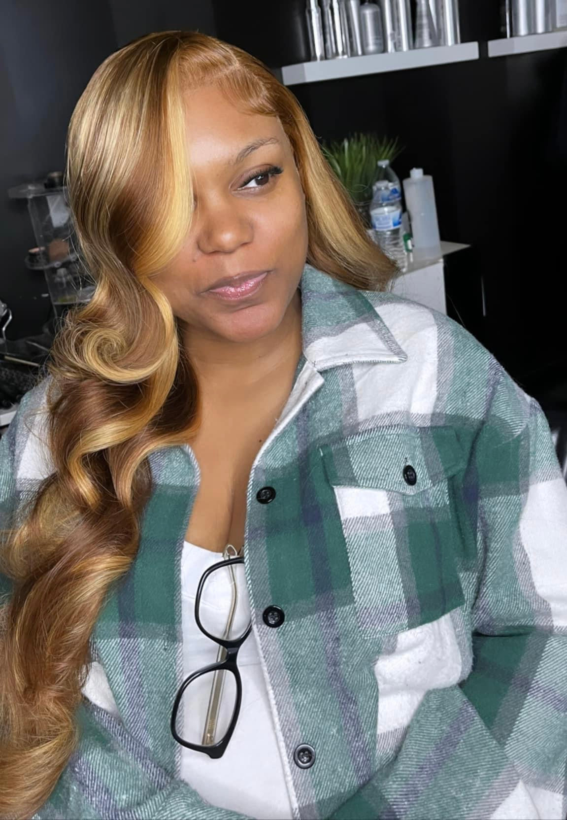 4/27 Highlight Lace Front Wig