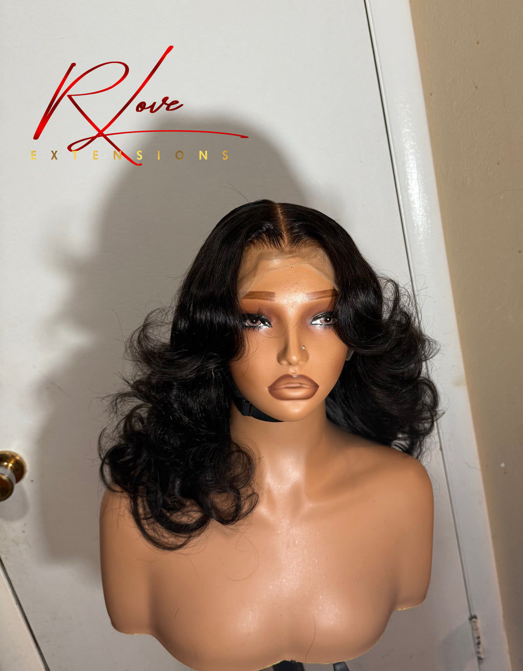 16” Middle Part Frontal Curled Ready-to-Wear Wig