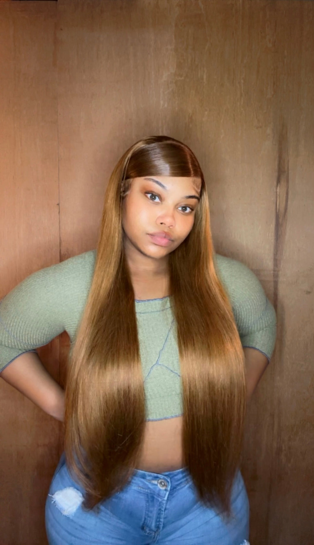 28” Honey Blonde Lace Front Wig