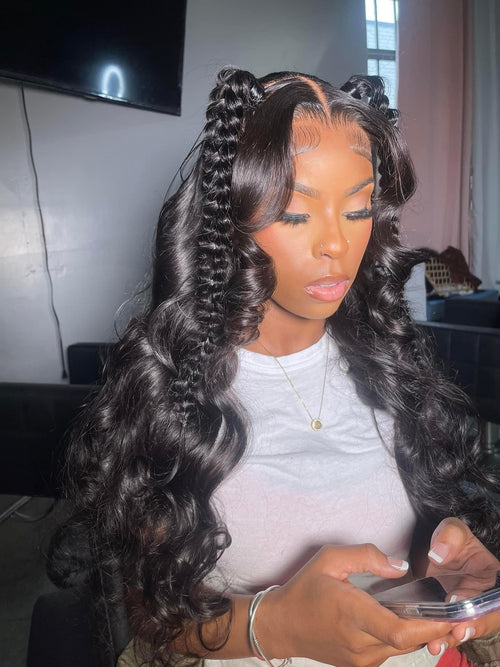 1b Straight Frontal Wig