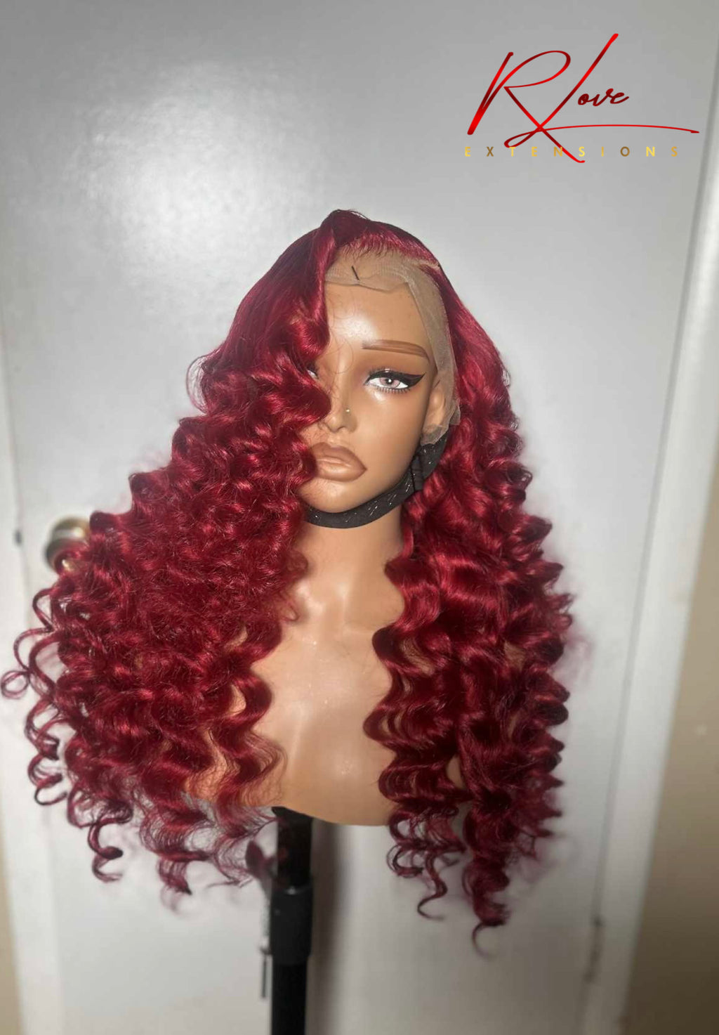 28” Bright Red Frontal Ready-To-Wear Wig