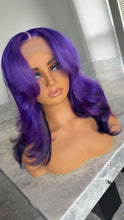 Load image into Gallery viewer, 18” Purple Ready-to-wear wig
