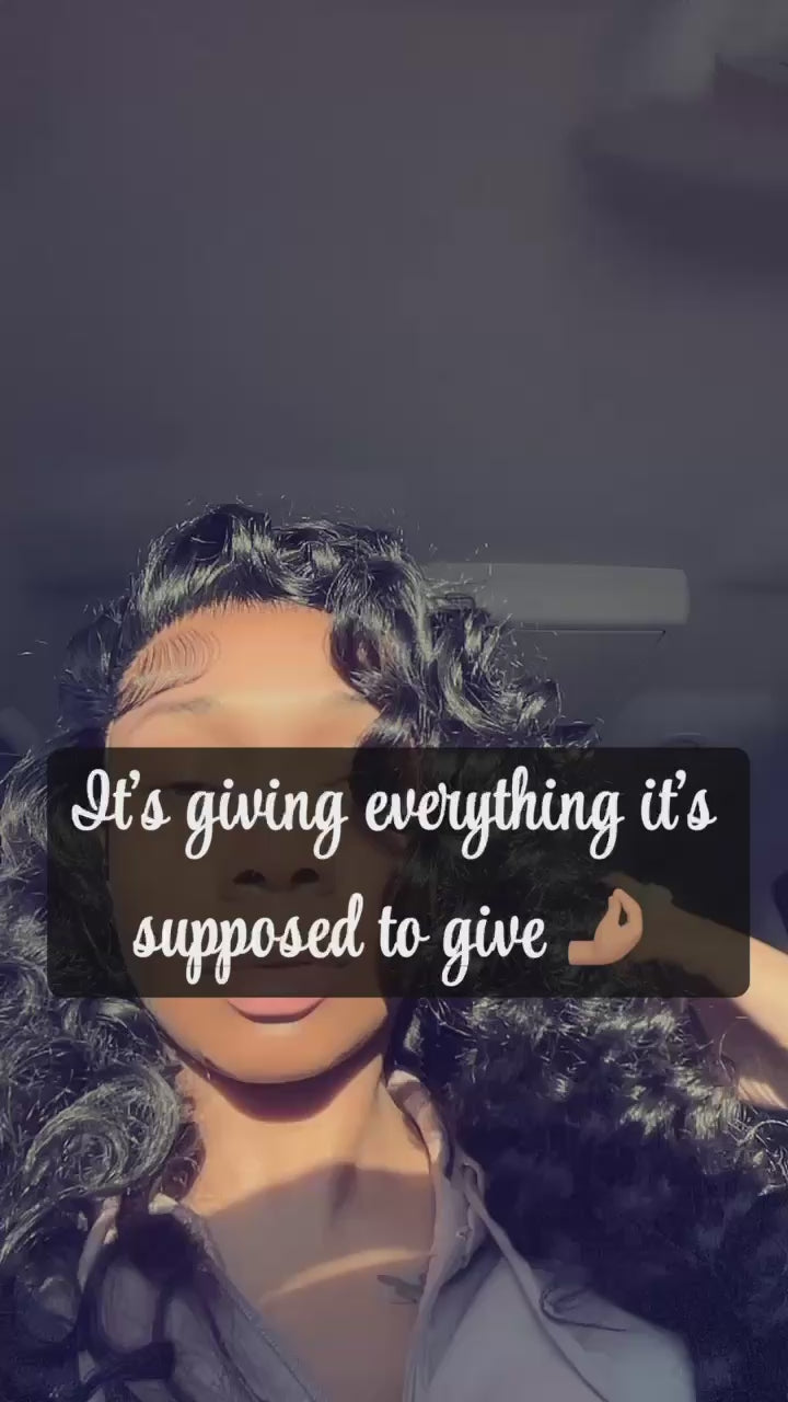 28” Loose Deep Wave Frontal Wig