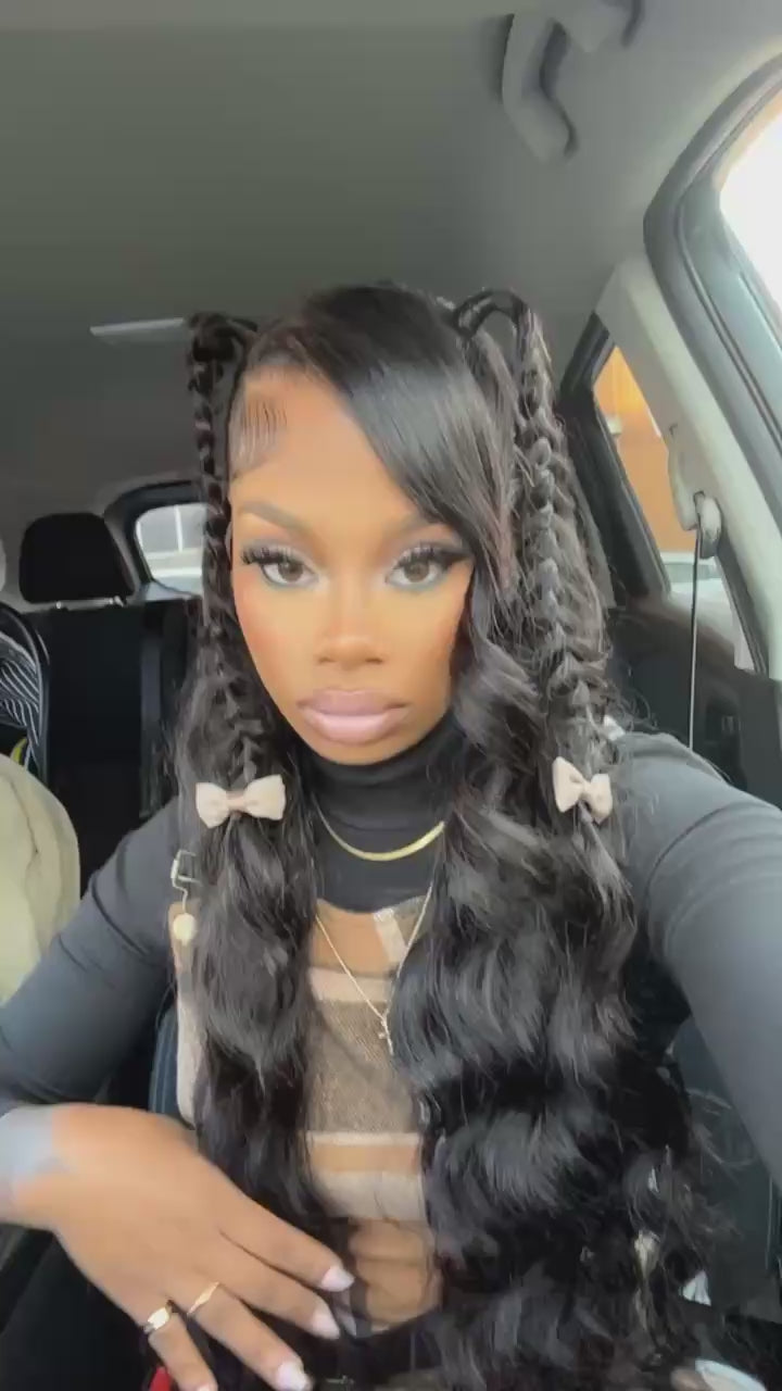 28” 1b Body Wave Frontal Wig