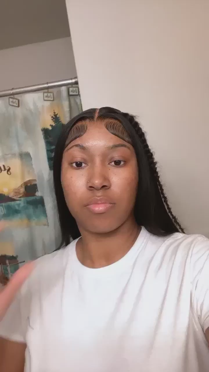 1b Straight Frontal Wig