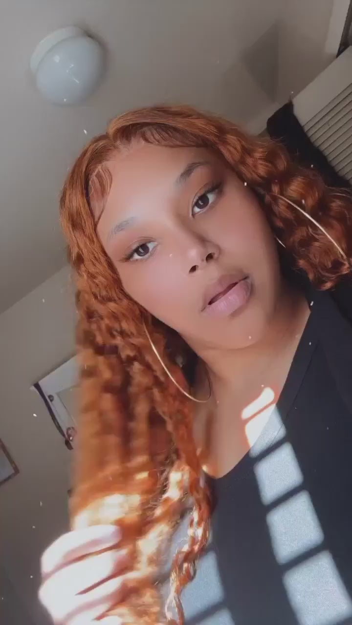 28” #30 Deep Wave Lace Front Wig