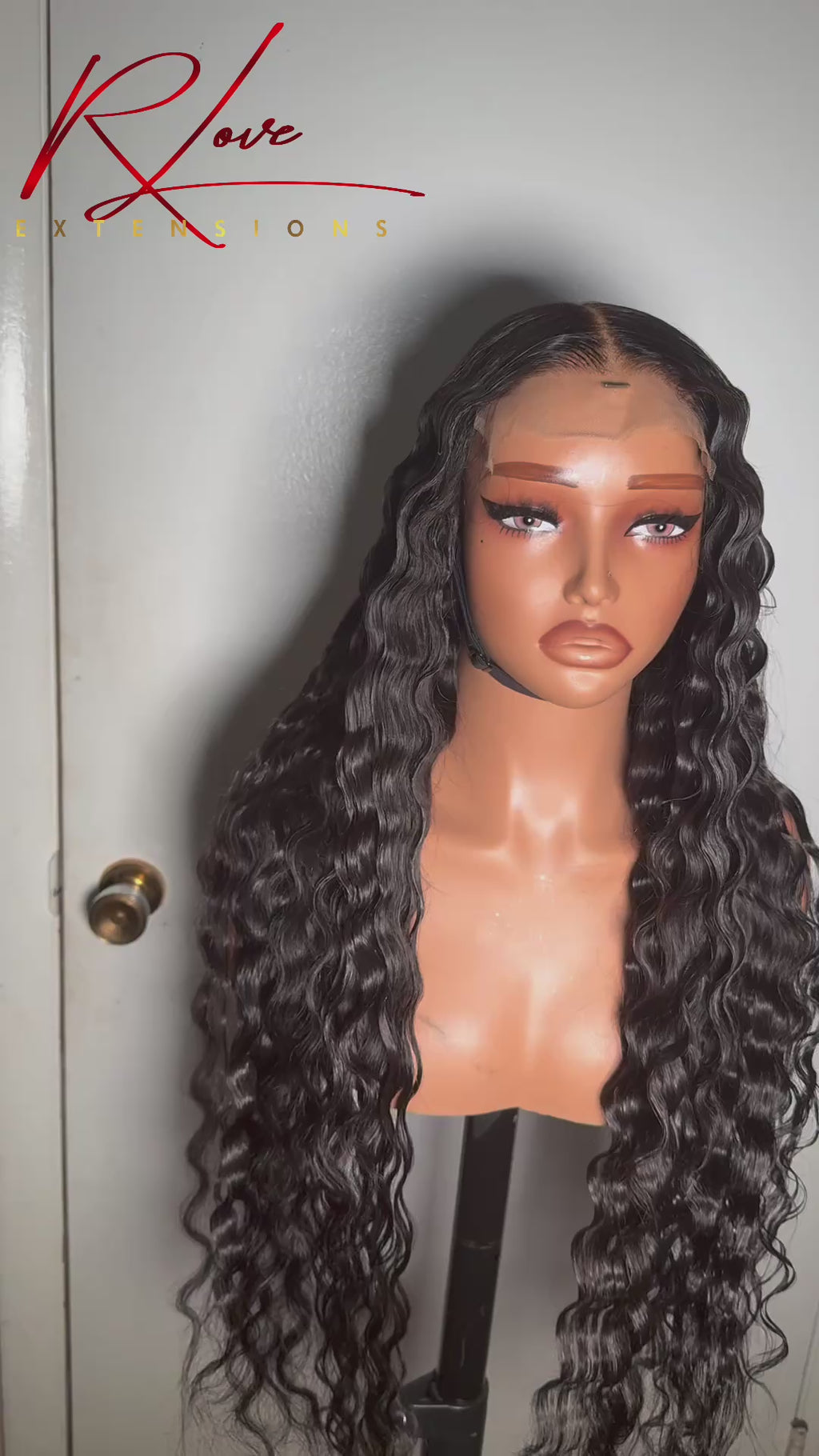 32” 1b 5x5 Closure Ready-To-Wear Wig Crimped