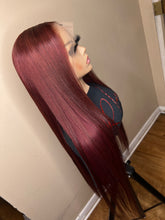 Load image into Gallery viewer, Burgundy Lace Front Wig
