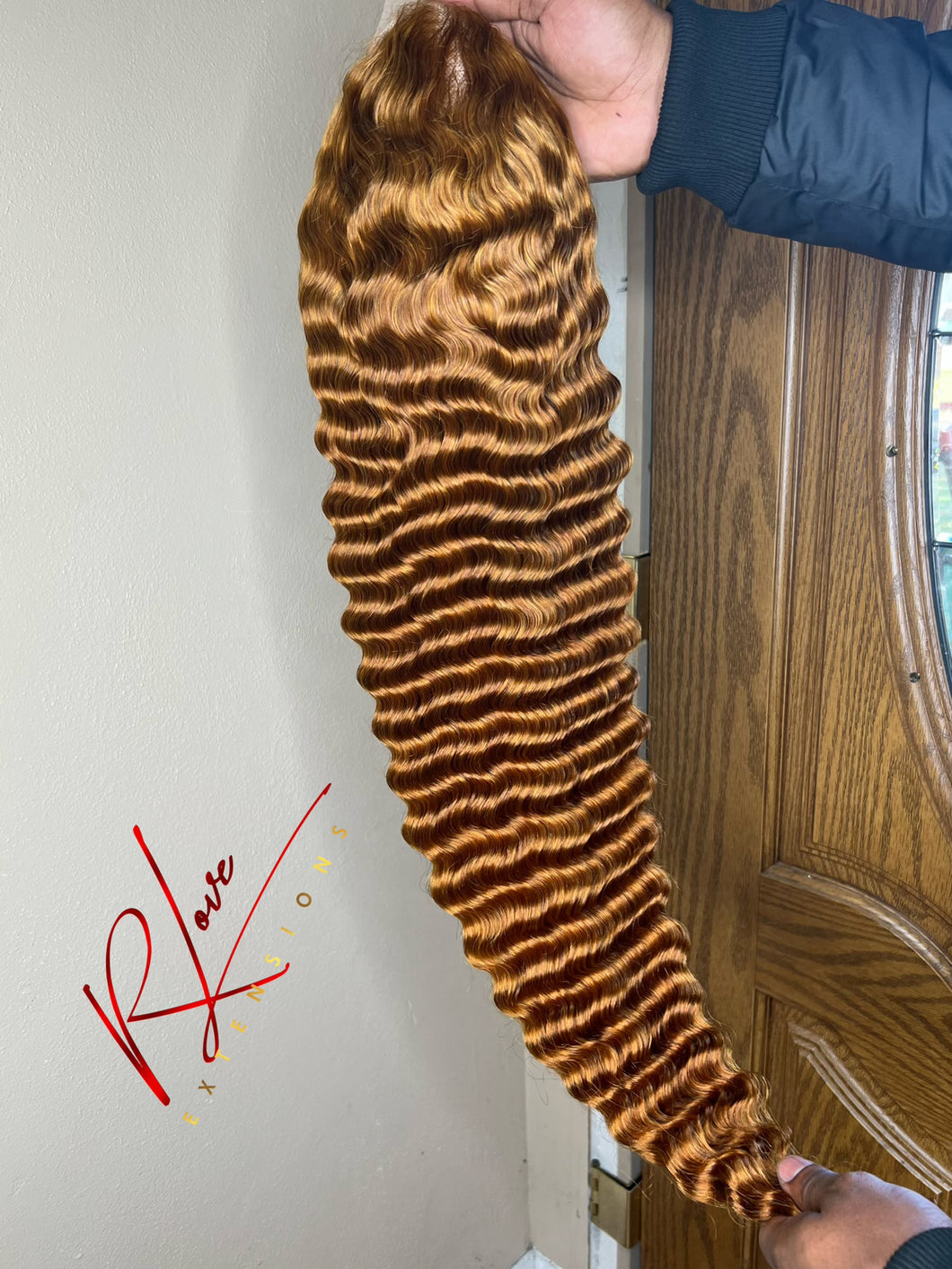 28” #30 Deep Wave Lace Front Wig