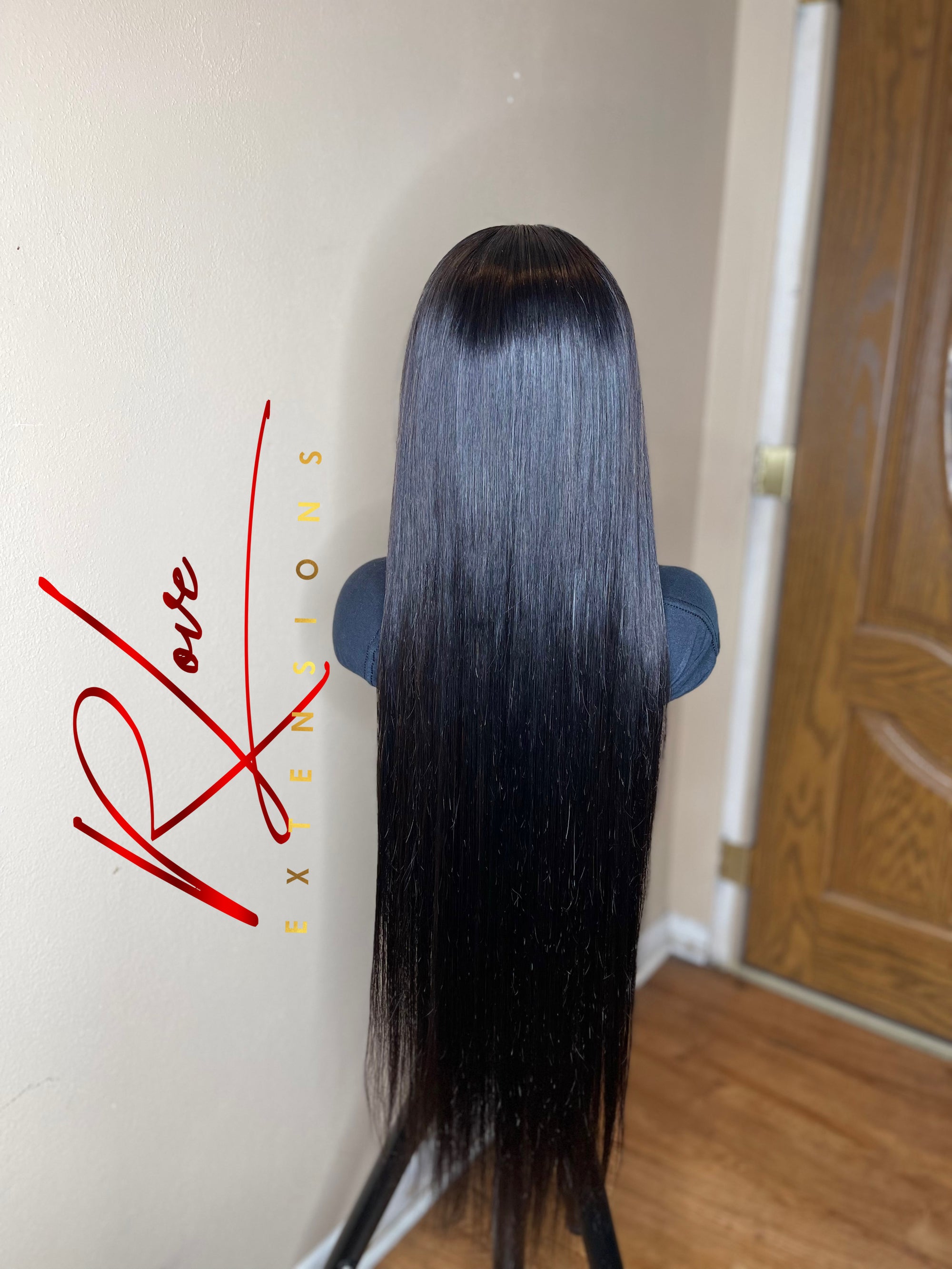 1b Straight Frontal Wig